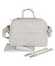 Pasito a Pasito Berries Grey Diaper Changing Bag