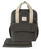 Walking Mum Emily Black Backpack Diaper Changing Bag