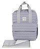 Walking Mum Zigzag Grey Backpack Diaper Changing Bag