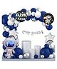 Bubble Trouble Theme Happy Birthday Decoration Items Balloons Set - Multicolour
