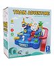 Zyamalox Train Adventure Toy, City Rescue Preschool Toy Race Tracks for Boys Parent Child Interactive Kids Race Train Track Playsets Train Adventure- Multicolor