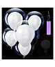 Bubble Trouble Transparent Bobo Balloons Birthday Wedding Anniversary Indoor Outdoor Deor items White latex Balloon Decoration Family Reunion Party Supplies Items Pack of 21