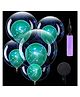 Bubble Trouble Transparent Bobo Balloons Birthday Wedding Anniversary Indoor Outdoor Deor items Green latex Balloon Decoration Family Reunion Party Supplies Items Pack of 21