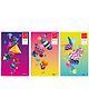 Youva Long Book Regular Size Combo of 3 Books 3D World - Multicolor