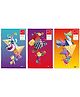 Youva Long Book Regular Size Combo of 3 Books 3D World - Blue Red Yellow