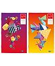 Youva Long Book Regular Size Combo of 2 Books 3D World - Red Yellow