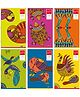 Youva Long Book Feminine Regular Size Combo of 6 Books Starlet Series - Multicolor