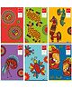 Youva Long Book Feminine Regular Size Combo of 6 Books Starlet - Multicolor