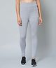 Zelena High Waisted Maternity Postpartum Leggings With Pockets Leggings  - Grey