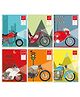 Youva Note Book Jumbo Size Combo of 6 Free Will Series - Multicolour