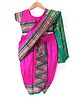 Bhartiya Paridhan Silk Mastani Saree with Half Sleeves Blouse - Voilet
