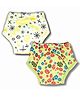 Kindermum Organic Cotton Padded Underwear for Babies 1-3Y within 11-15 Kgs | Potty Training Pants| Non Messy Diaper Free Time | Pack of 2 |  Block Print