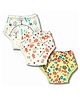 Kindermum Organic Cotton Padded Underwear for Babies 5-18M within 7-11 Kgs | Potty Training Pants| Non Messy Diaper Free Time | Pack of 3 | Block Fish