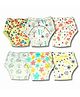 Kindermum Organic Cotton Padded Underwear for Babies 5-18M within 7-11 Kg| Potty Training Pants|Non Messy Diaper Free time | Pack of 6