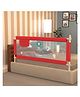 BAYBEE Baby Bed Rails Guard Barrier for Baby Kids Safety, Foldable Bed Rail Falling Protector Fence with 7 Adjustable Height (150x63 cm) - (Color & Design May Vary)