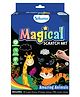 Skillmatics Magical Scratch Art Book for Kids Animals Craft Kits DIY Activity & Stickers Gifts - Multicolor