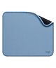 Logitech Mouse Pad Studio Series Computer Mouse Mat with Anti Slip Rubber Base- Blue