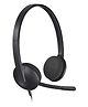 Logitech H340 Stereo Wired Over Ear Headphones With Mic With Noise Cancelling Usb PC Mac Laptop- Black