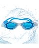KARBD Swimming Goggles Kids Size with Anti Fog UV Protection Glasses - Kiddos Light Blue