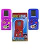 Oskart Hand Video Game Pack of 1 Pcs for Kids Play Birthday Return Gift Wisdom Brick Game for Kids ( Assorted Colour)