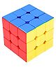 Oskart High Stability 3x3 Black Magic Speed Cube Toy for Kids & Adults Magic Speedy Brainstorming Puzzles Cube (Multicolor)