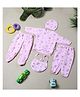 NeonateCare Baby Winter Suit Set 5 Pieces For New Borns (Pink)