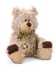 Play N Pets Teddy Bear With Ribbon Bow Cream - 29 cm