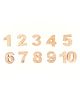 OpaToys Premium Wooden Educational & Learning toys, PreSchool toys - Numbers 123 (Medium)(1 to 10) | 2 Years +