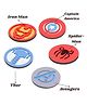 OpaToys 3D Marvel Avengers Wood Wall Mounts Set of 5, Thor, Avengers Symbol, Hulk, Spiderman, Ironman and Captain America (5 Pieces)