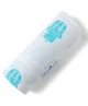Malabar Baby Organic Swaddle Hamsa - Blue