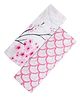 Malabar Baby Organic Swaddle Set Sakura Pack of 2 - Pink