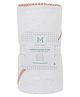 Malabar Baby Bamboo Cotton Pom Pom Hooded Towel L 34 x B 34 cm - Peach
