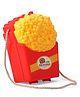 Rising Step Hand Purse Shape Lovely Food Shop - Brown