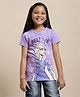 Kidsville Disney Frozen Featuring Half Sleeves Elsa Printed Tee  - Violet Purple