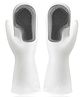 MOMISY Dish washing Gloves with Wash Scrubber Magic PVC Dish Washing Gloves Heat Resistant Glove Scrubber Pad Reusable Cleaning Gloves for Kitchen Multicolor Free Size 1 Pair