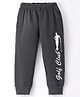 Fido Cotton Jersey Full Length Lounge Pant Golf Club Printed - Charcoal Black