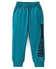 Fido Cotton Jersey Full Length Lounge Pant With Baseball Bat Print - Blue