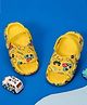Yellow Bee Car & Dinosaur Printed Slingback Sandals - Yellow