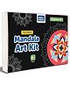 Mini Leaves Paint Your Own Mandala Art Coasters DIY Painting Craft Kit Set of 6 - Multicolor