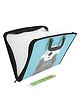 Sanjary File Folder Big Size Professional File Storage Bag Travel File Organizer Bag Artist Certificate File Holder Color & Print May Vary