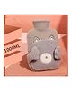 Sanjary Hot Water Bag with Cute Cartoon Design Soft Cover for Pain Relief - 1000ml (Color May Vary)