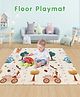 Zoe Water Proof Animal Print Double Side Reversible Folding Mat  L 178 x B 148 cm - Multicolor