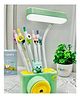 Sanjary Table Lamp camera Design Desk Lamp 2 in 1 Study Desk LED Lamp Rechargeable Desk Lamp with Sharpener Study Desk Light for Study colour may vary