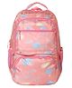 Passion Petals Printed School Backpack Peach - 19 Inch
