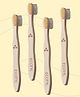 Ecotyl Bamboo Tooth Brush - Ultra Soft Bristles - Set of 4