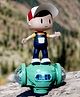 WOW Toys Delivering Joys of Life, 360 Degree Rotating Musical Dancing Fashion Boy with 5D Lights - Multicolour