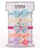 Babyhug Free Size Headbands Bow Applique Pack of 5 - Multicolor