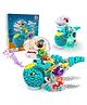 AKN TOYS 3D with 360 Degree Rotation Gear Simulation Mechanical Sound and Light Dino Toy (Colour May Vary)
