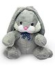 PunToon Kids Bunny with Bow Tie Grey  Super Soft Toy for Your Little - Height 28 cm
