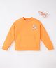 Ed-a-Mamma Sustainable Cotton Full Sleeves Solid Sweatshirt - Mustard
